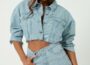 Wear Cropped Denim Jacket With Anything for Cool Look 20